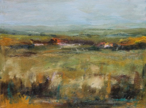 Campagna romagnola, 2008 — Olio su tela, 40×30 cm. Dipinto di Christian Nardi.