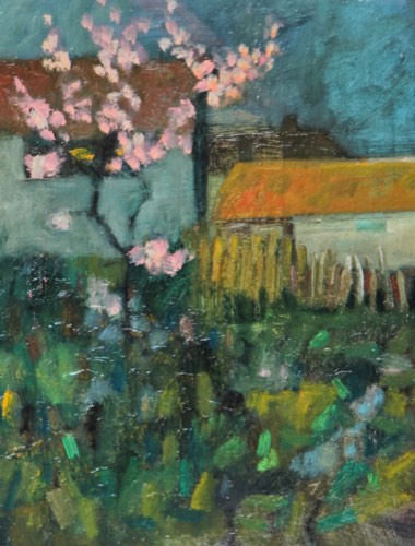 Primavera, 2021 — Olio su tavola, 30×40 cm. Dipinto di Christian Nardi.
