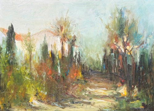 San Vittore, 2009 — Olio su tavola, 70×50 cm. Dipinto di Christian Nardi.