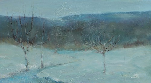Solo, 2005 — Olio su tela, 70×40 cm. Dipinto di Christian Nardi.